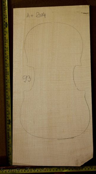 Viola No.93 One piece Back and Sides made with Curly Maple in 2014 A grade