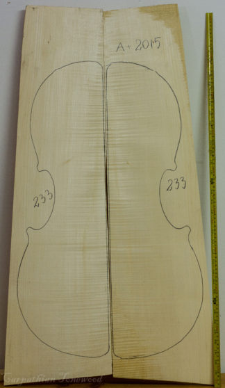 Cello No.233 Back and Sides made with Curly Maple in 2015 A grade