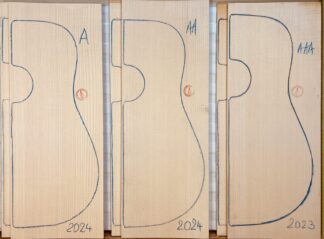 Package sale: 3 sets of Spruce tops for Acoustic Guitar