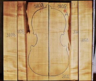 Cello No.3108 Back and Sides