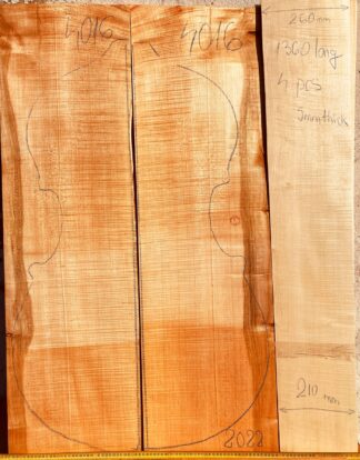 double bass curly maple