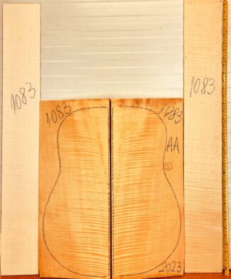 Archtop Guitar Curly maple Back and Sides