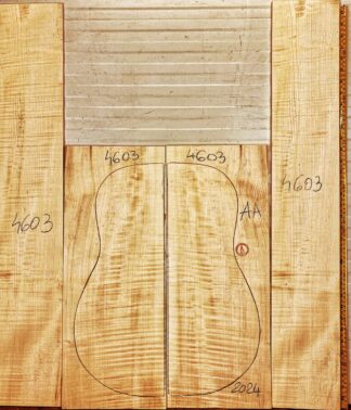 Curly maple Back and Sides for Acoustic Guitar
