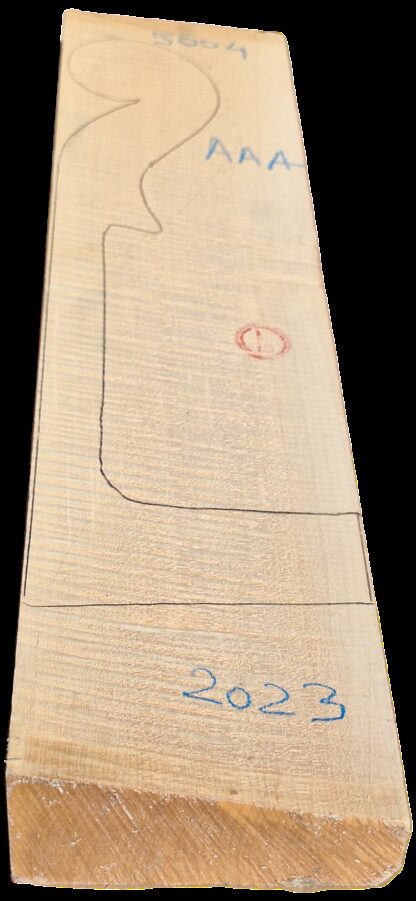cut from Curly maple