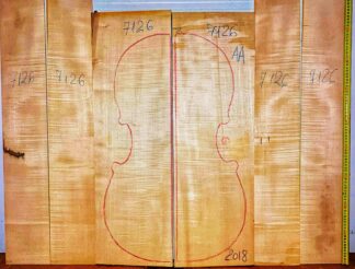 Cello No.7126 Back and Sides