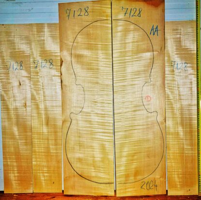 Cello No.7128 Back and Sides