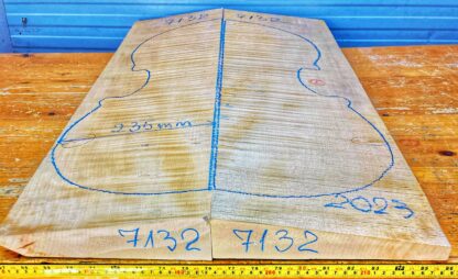 cut from Curly Maple