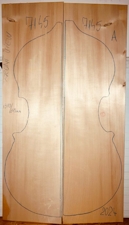 Double bass No.7145 Top