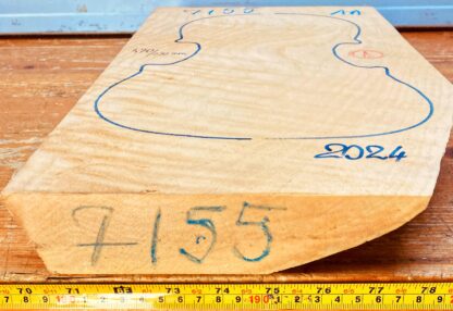 cut from Curly Maple
