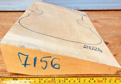 cut from Curly Maple