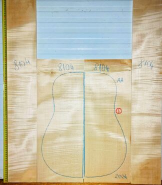 guitar-western No.8104 Back and Sides