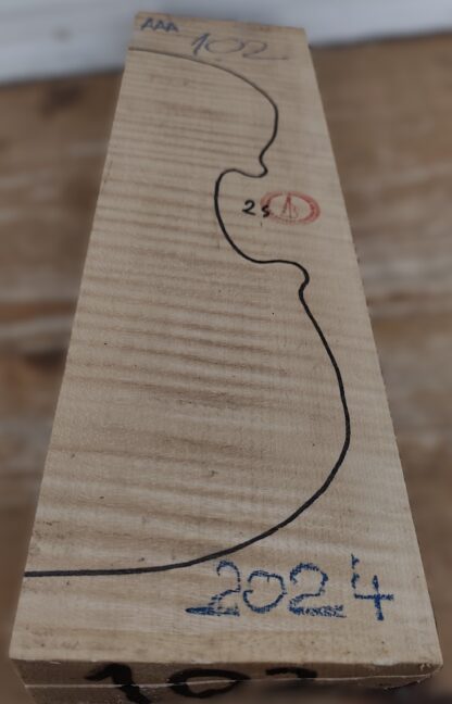 cut from Curly Maple