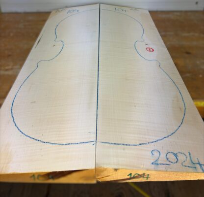 cut from Curly Maple