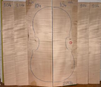 Cello No.104 Back and Sides