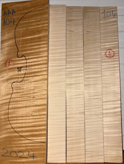 Violin No.104 Back and Sides
