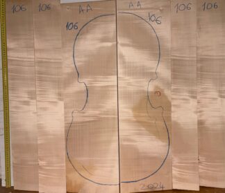 Cello No.106 Back and Sides