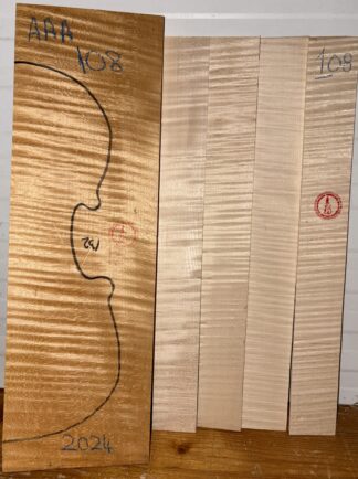 Violin No.108 Back and Sides