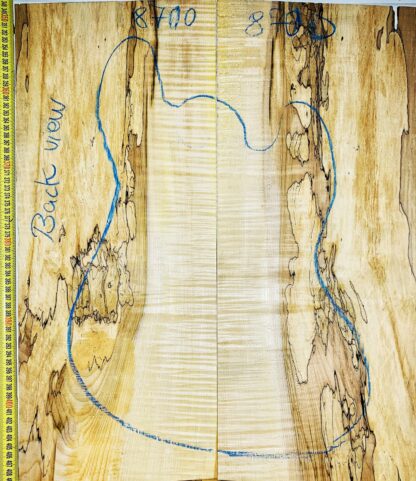 cut from Curly maple