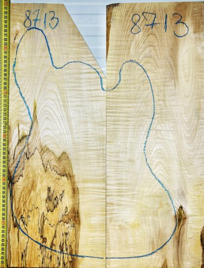 cut from Curly maple