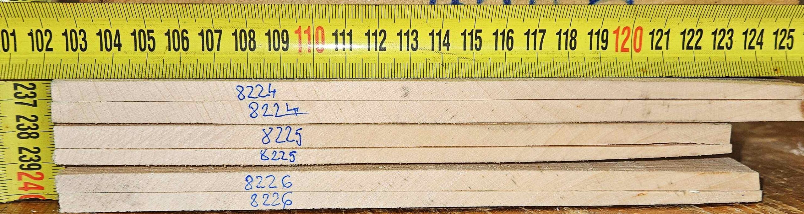 cut from Curly maple