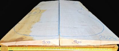 Double bass Curly maple Back and Sides No. 900,  AA Grade - Image 3
