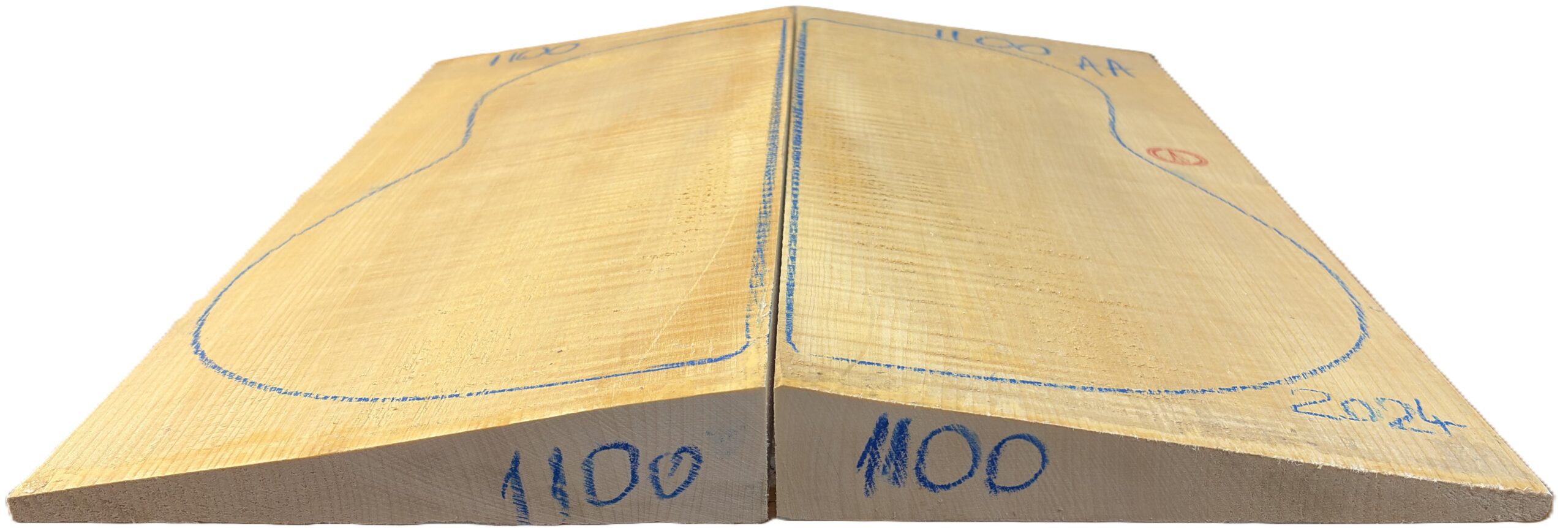 cut from Curly Maple