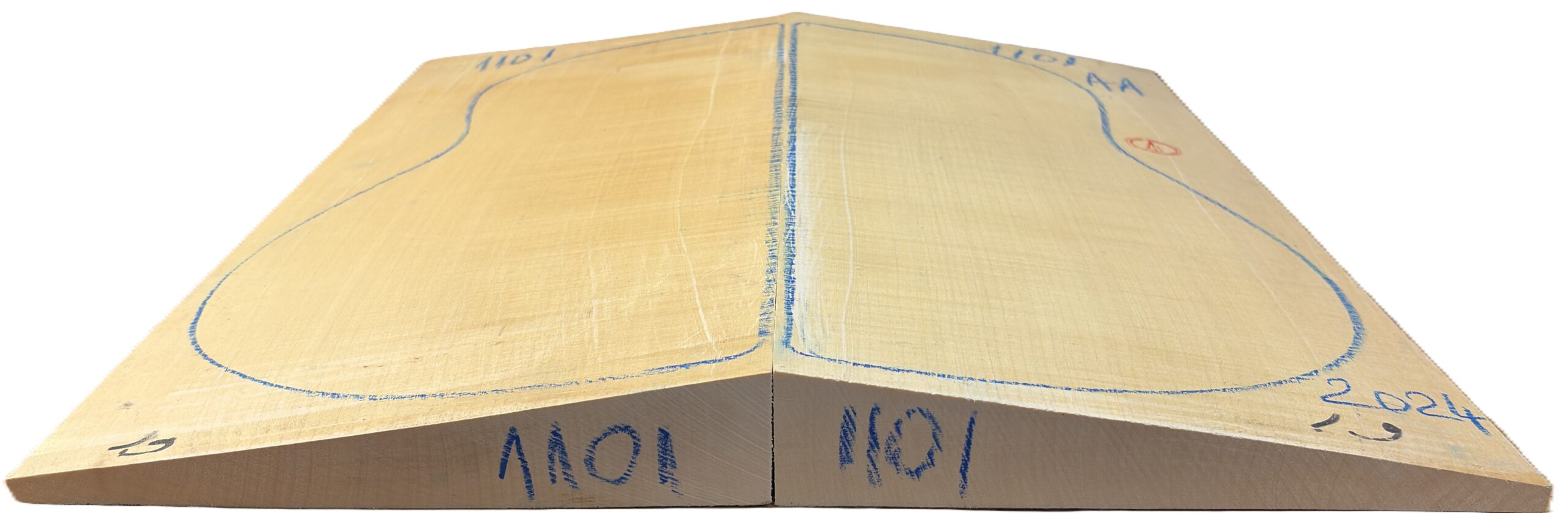 cut from Curly Maple