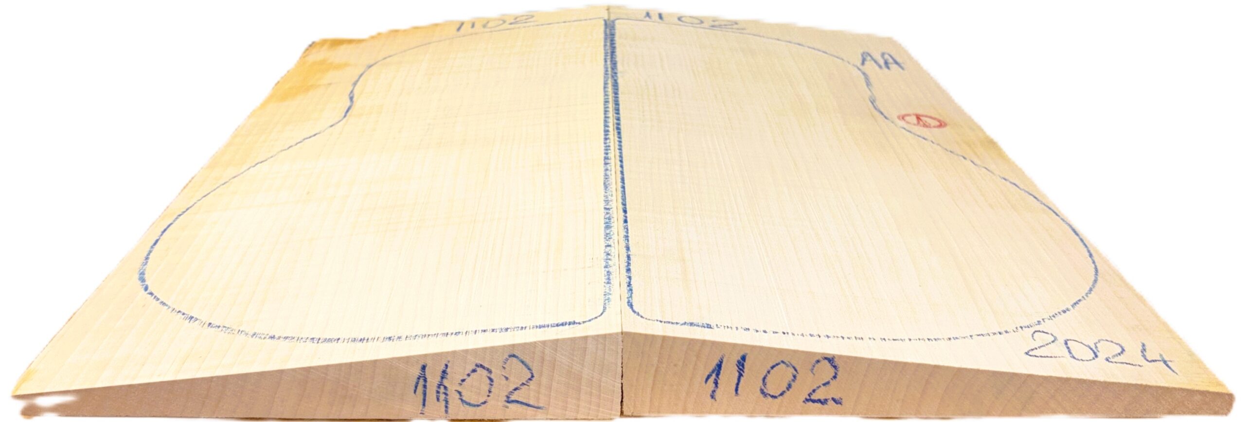 cut from Curly Maple