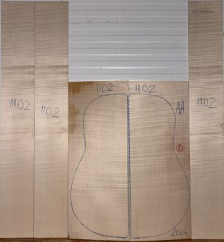 Guitar archtop No.1102 Back and Sides