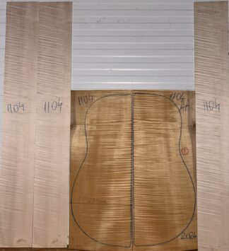Guitar archtop No.1104 Back and Sides