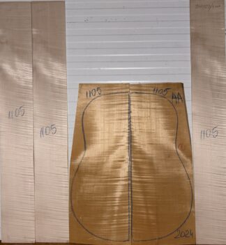 Guitar archtop No.1105 Back and Sides