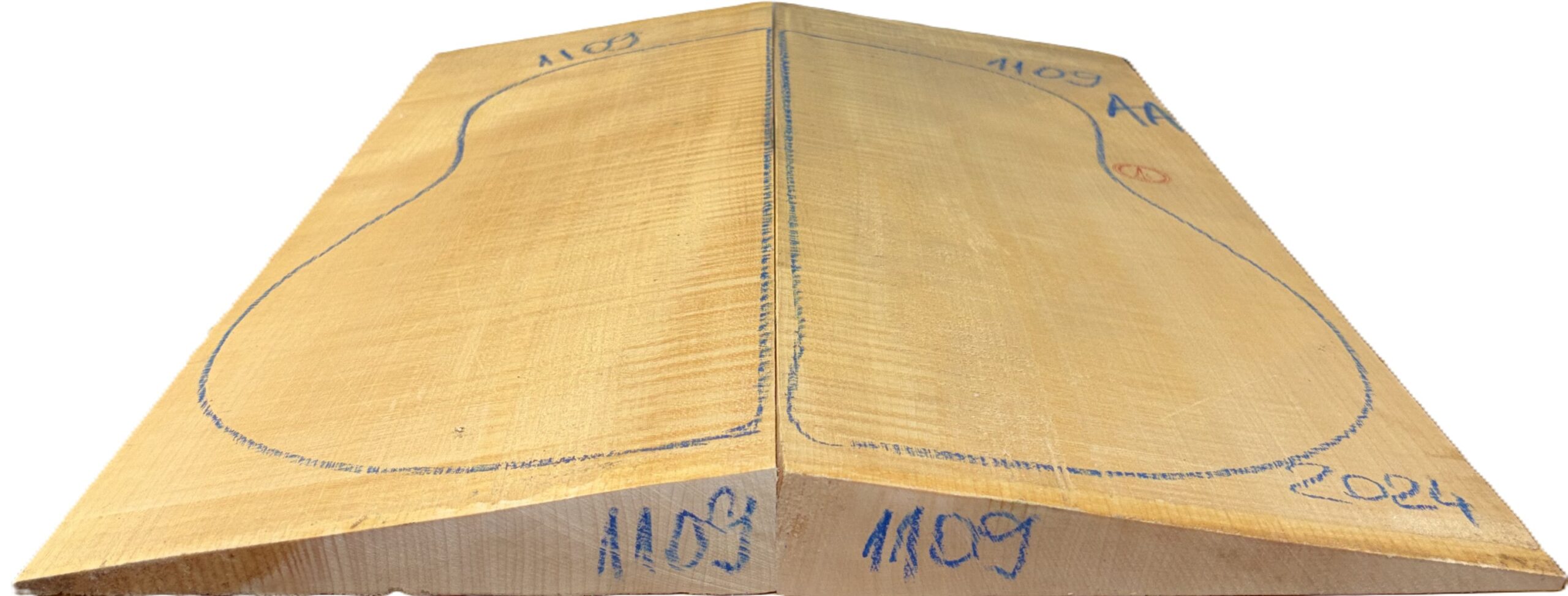 cut from Curly Maple