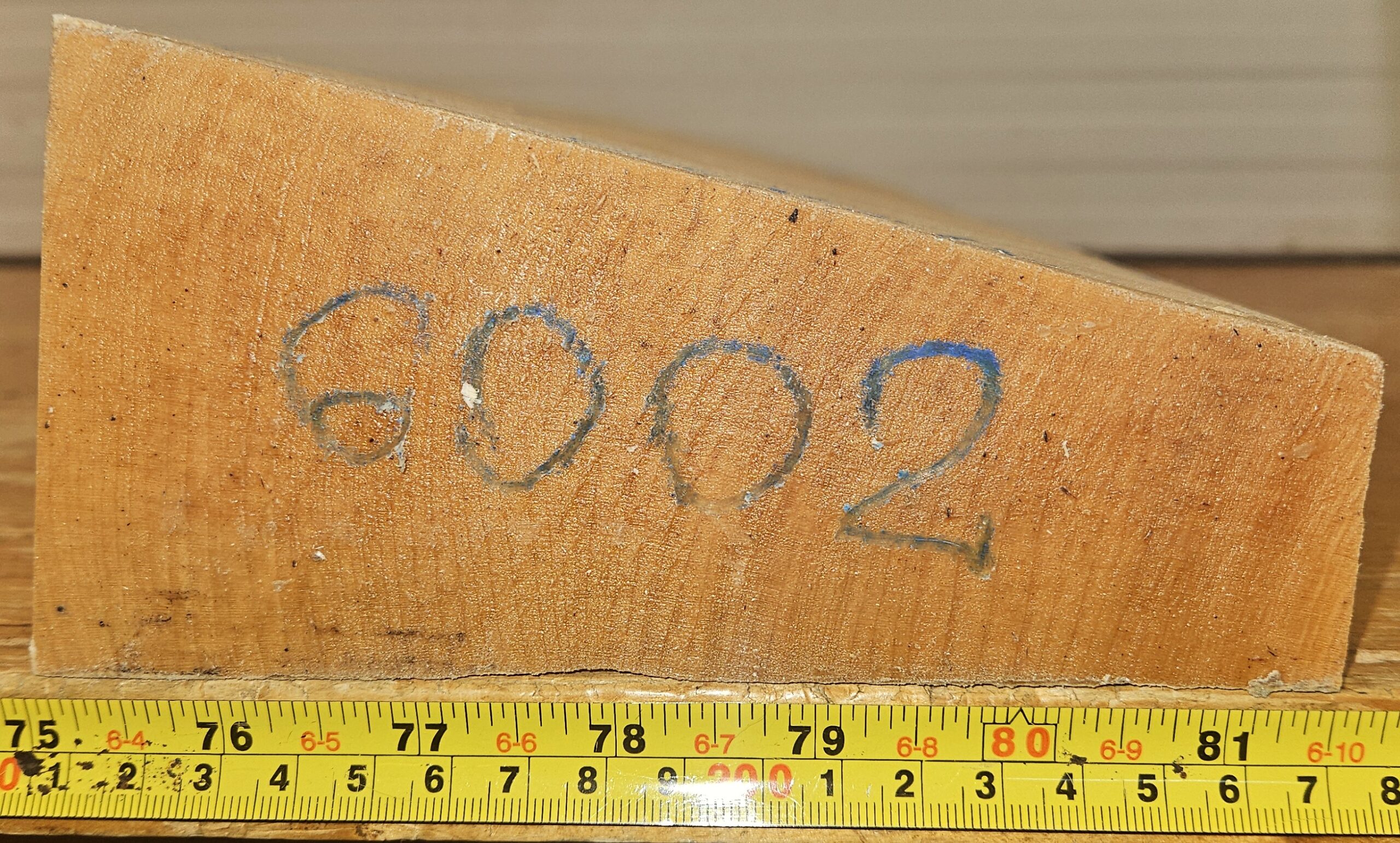 cut from Curly maple