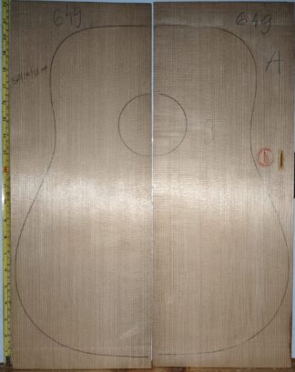 Spruce Torrefied Top for Acoustic Guitars, No. 649,  A Grade