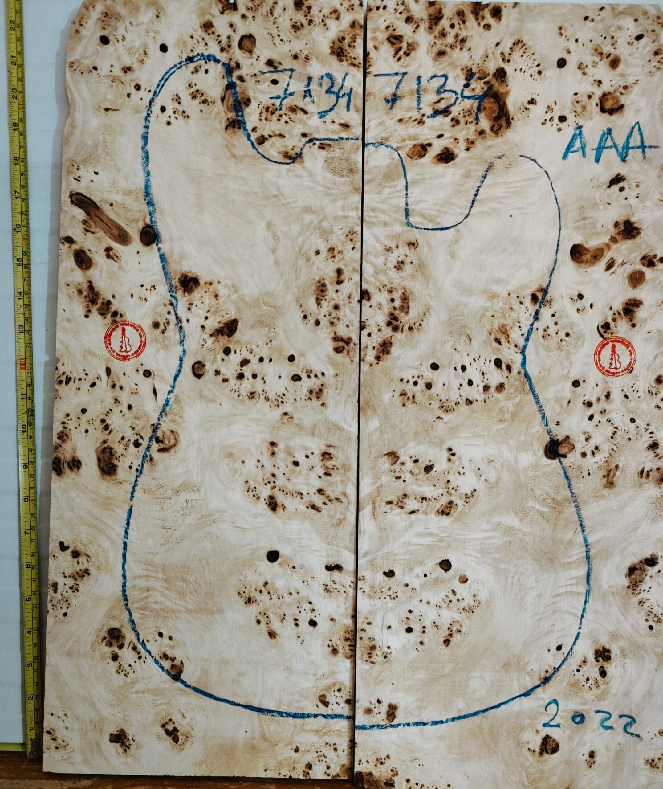 Electric Guitar No.7134 Top