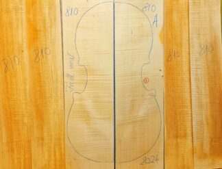 Cello No.810 Back and Sides