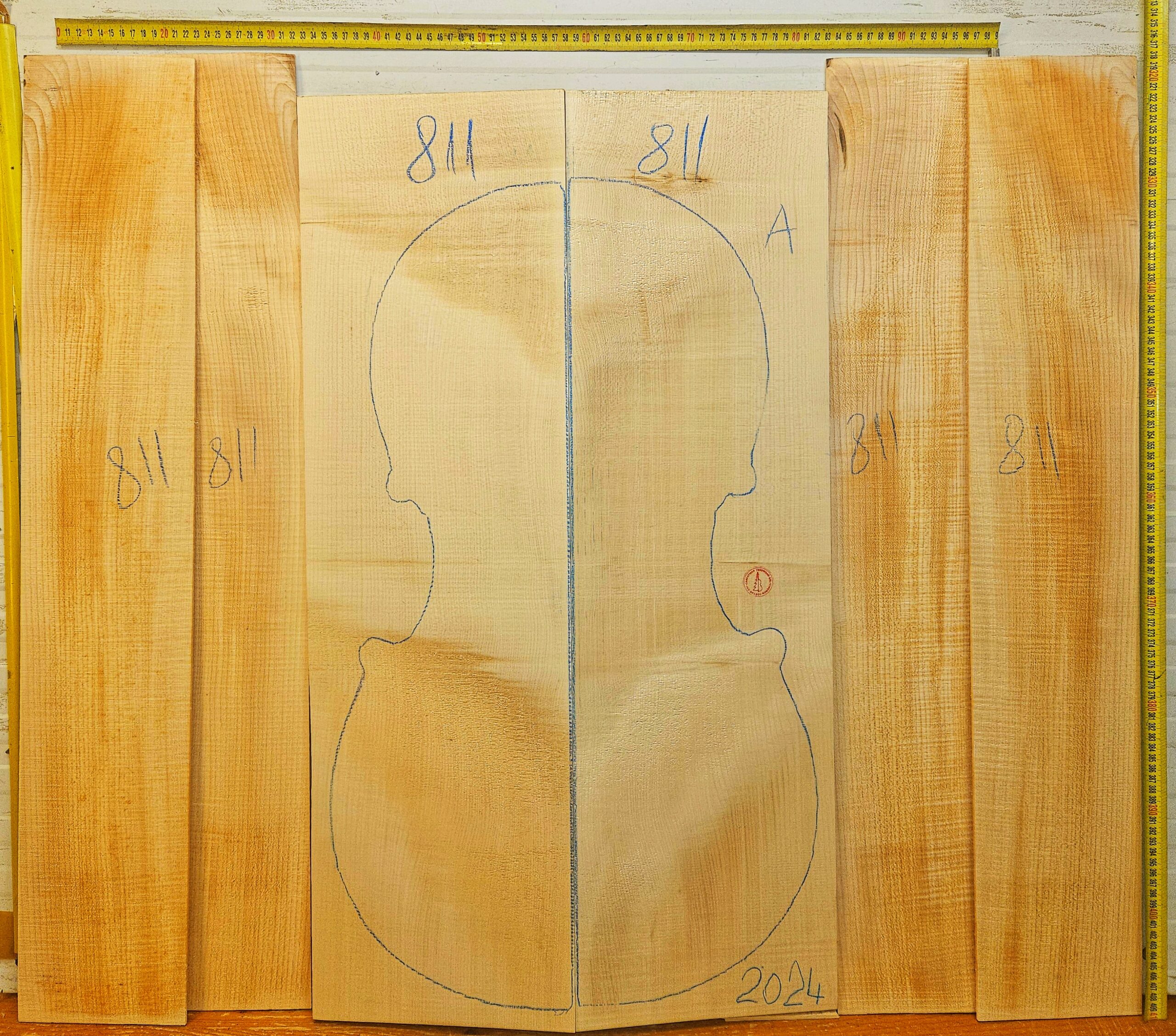 Cello No.811 Back and Sides