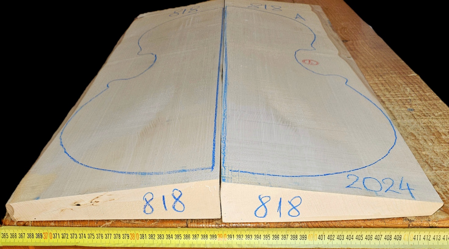 cut from Curly Maple