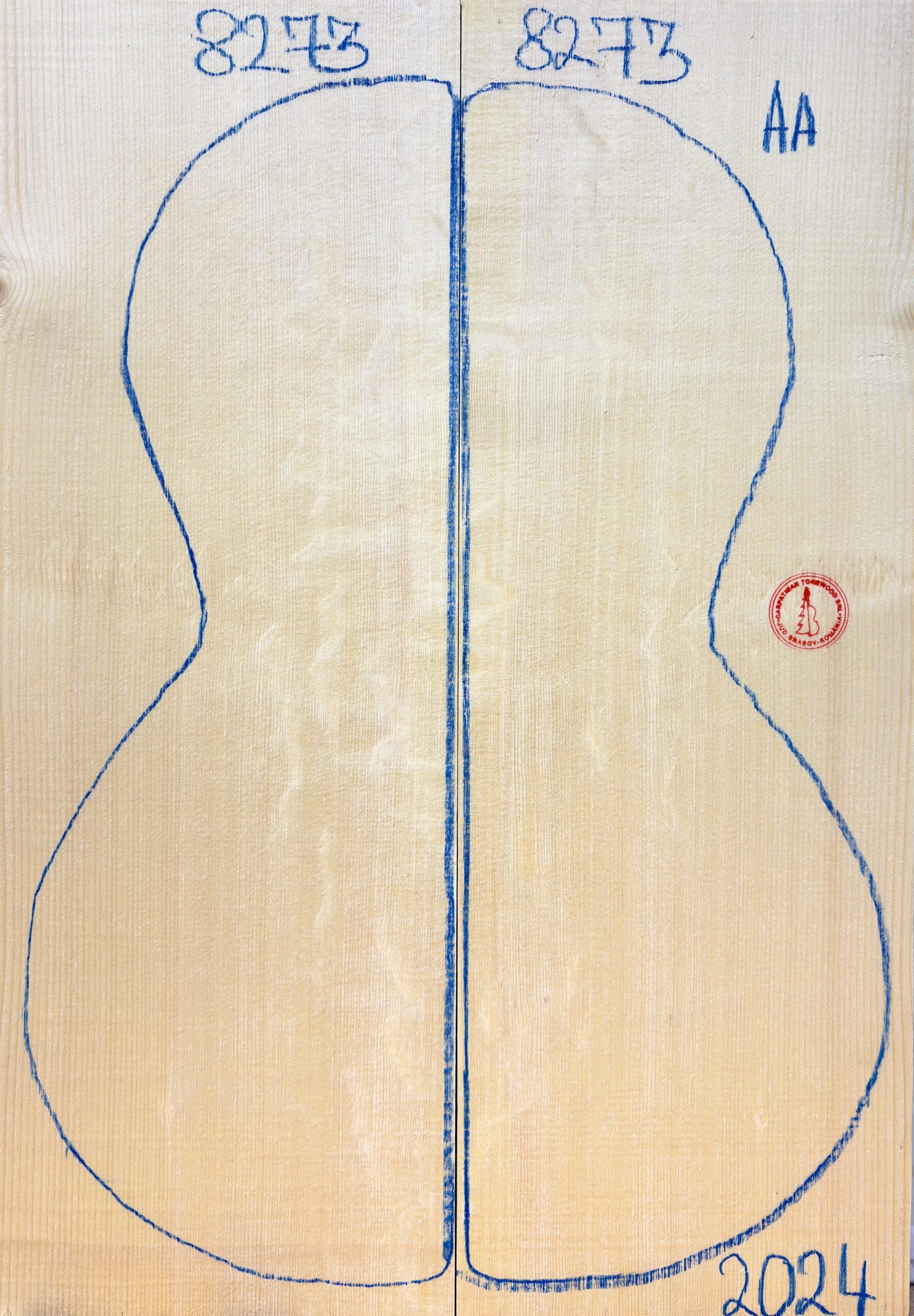 Ukulele/Parlor No.8273 Top