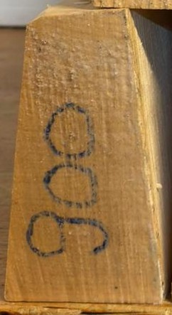 cut from Curly maple