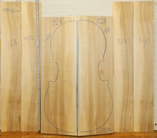 Cello No.928 Back and Sides