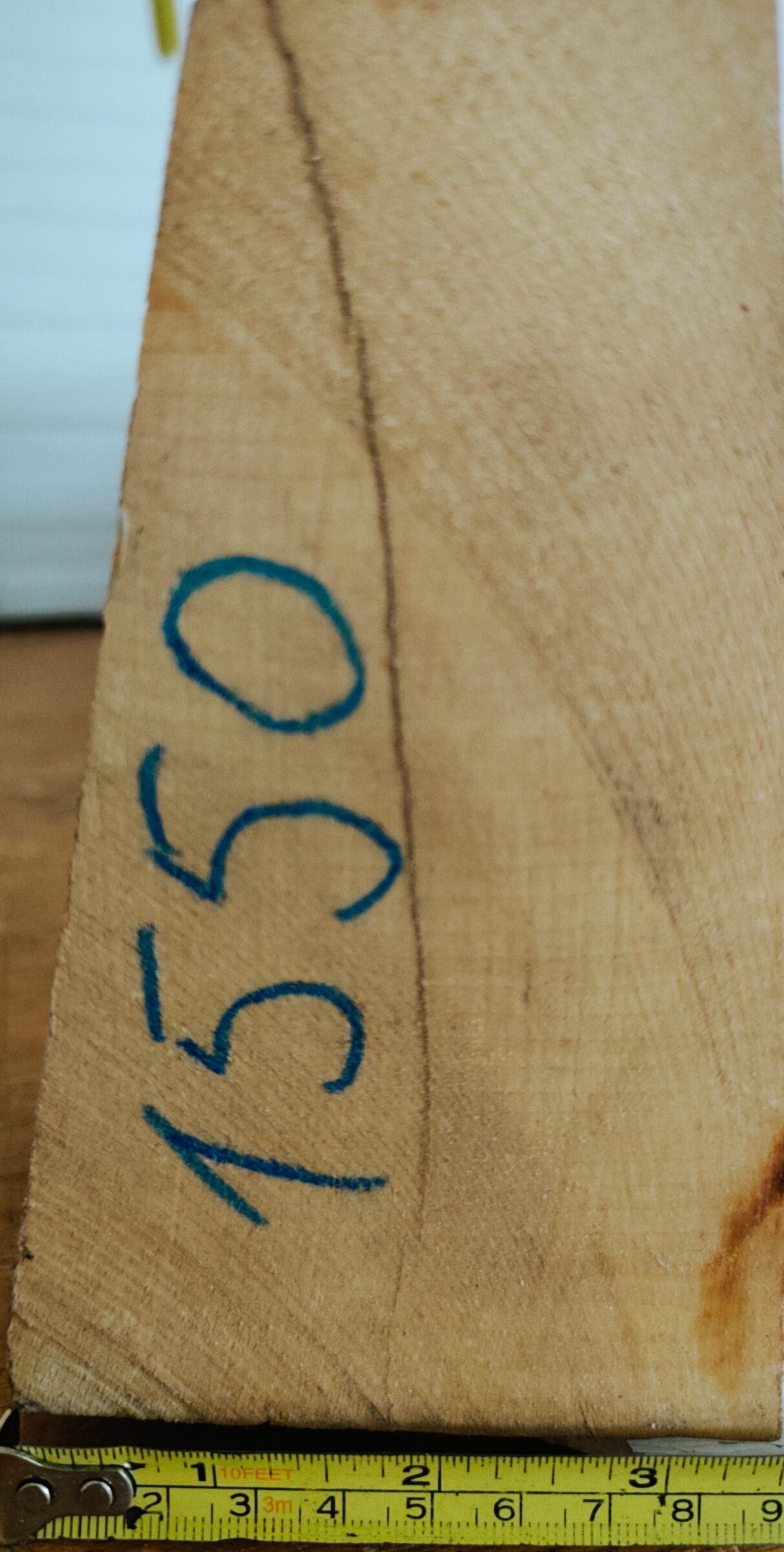 Cello Curly maple Neck No. 1550, A Grade - Image 2