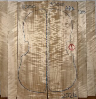 Violin No.1000 Back and Sides