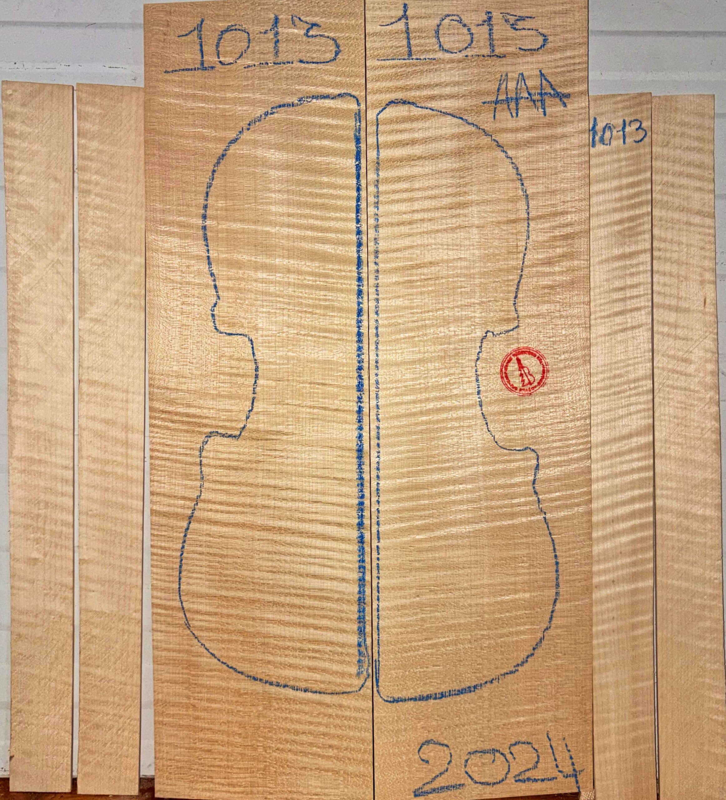 Violin No.1013 Back and Sides