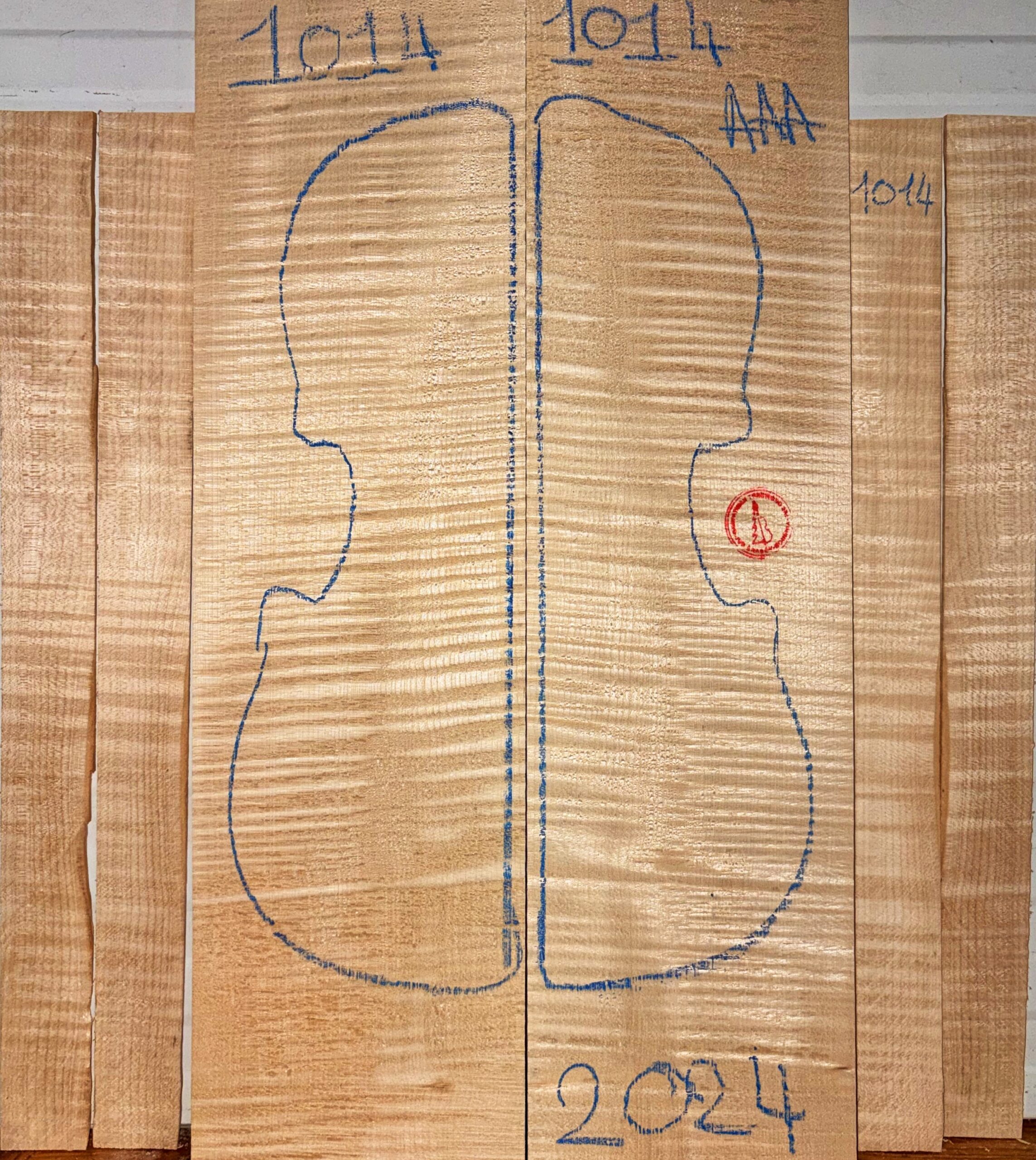 Violin No.1014 Back and Sides