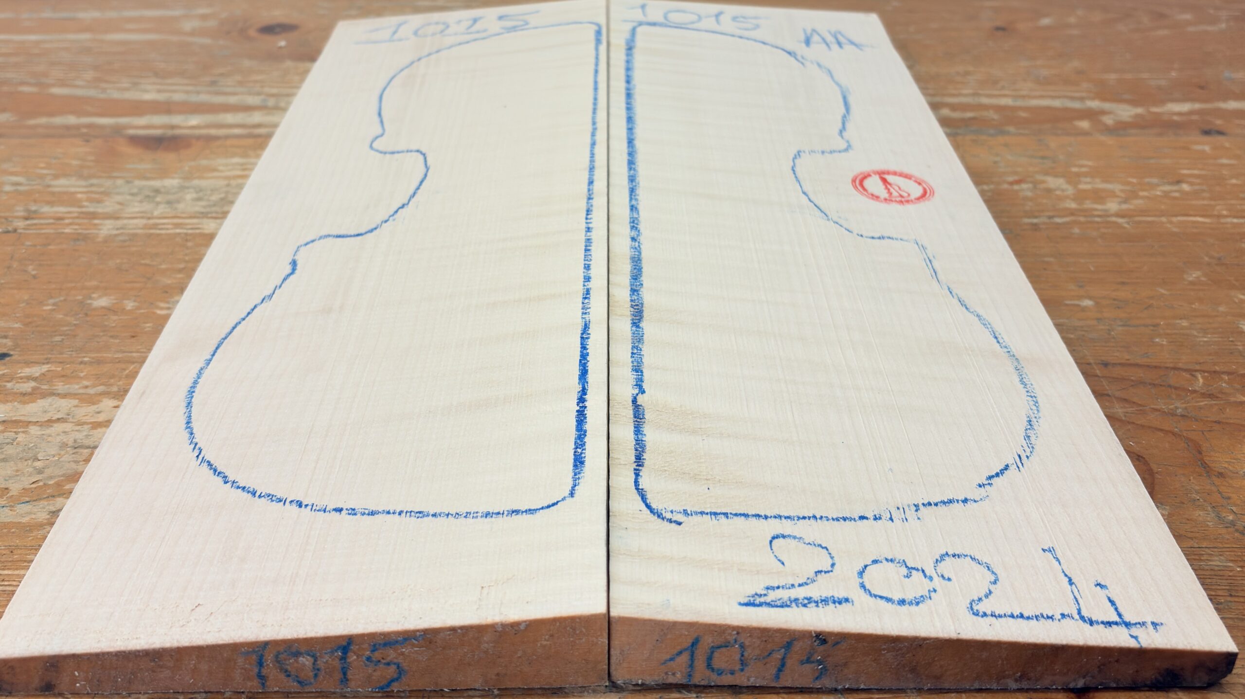 cut from Curly Maple