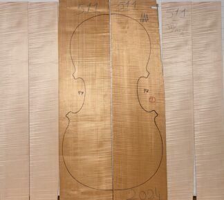 Cello No.511 Back and Sides
