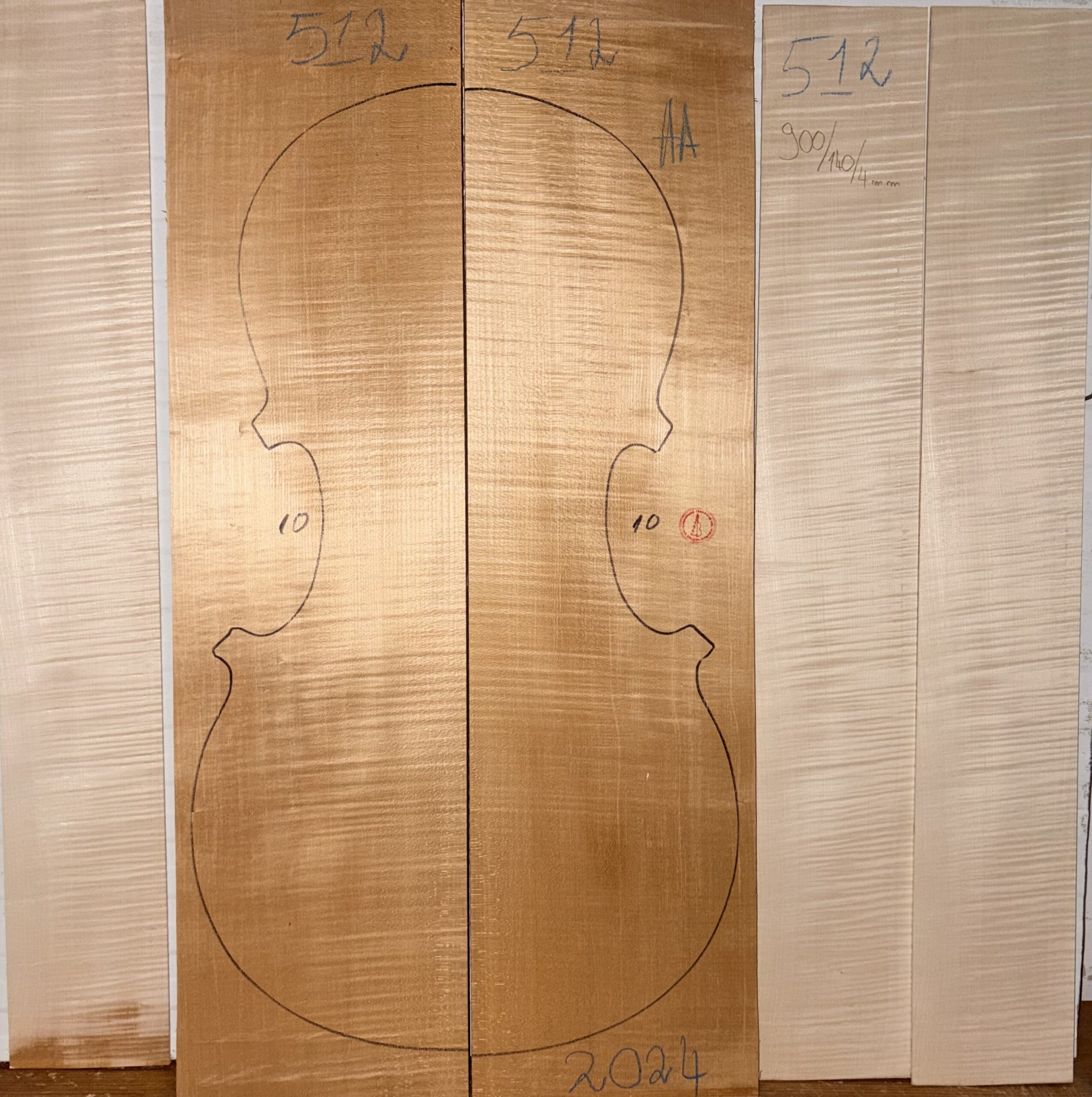 Cello No.512 Back and Sides