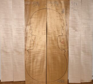 Cello No.514 Back and Sides