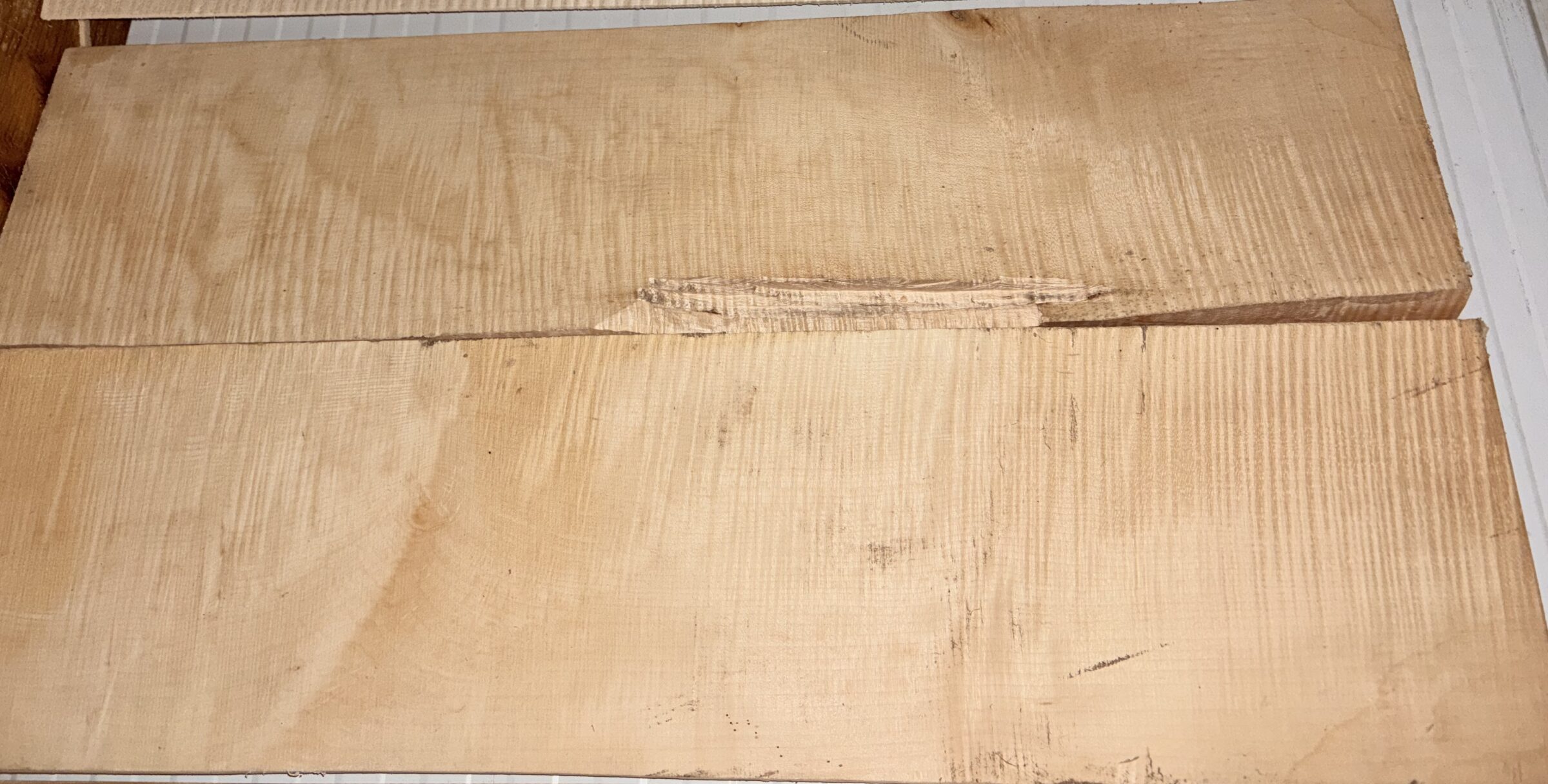 Cello Curly Maple Back and Sides No. 515, AAA Grade - Image 4